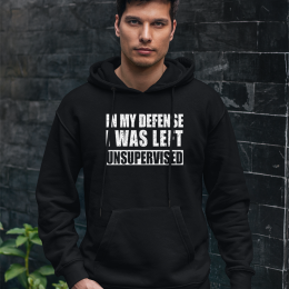 In My Defense I Was - Unisex Hoodie