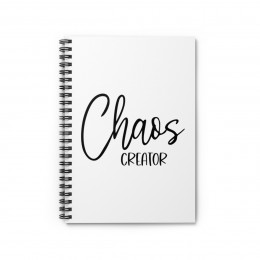 Chaos Coordinator Chaos Creator - Spiral Notebook
